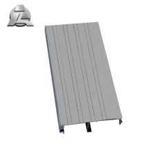 extrusion en aluminium de plancher de remorque de bonne surface gris ignifuge